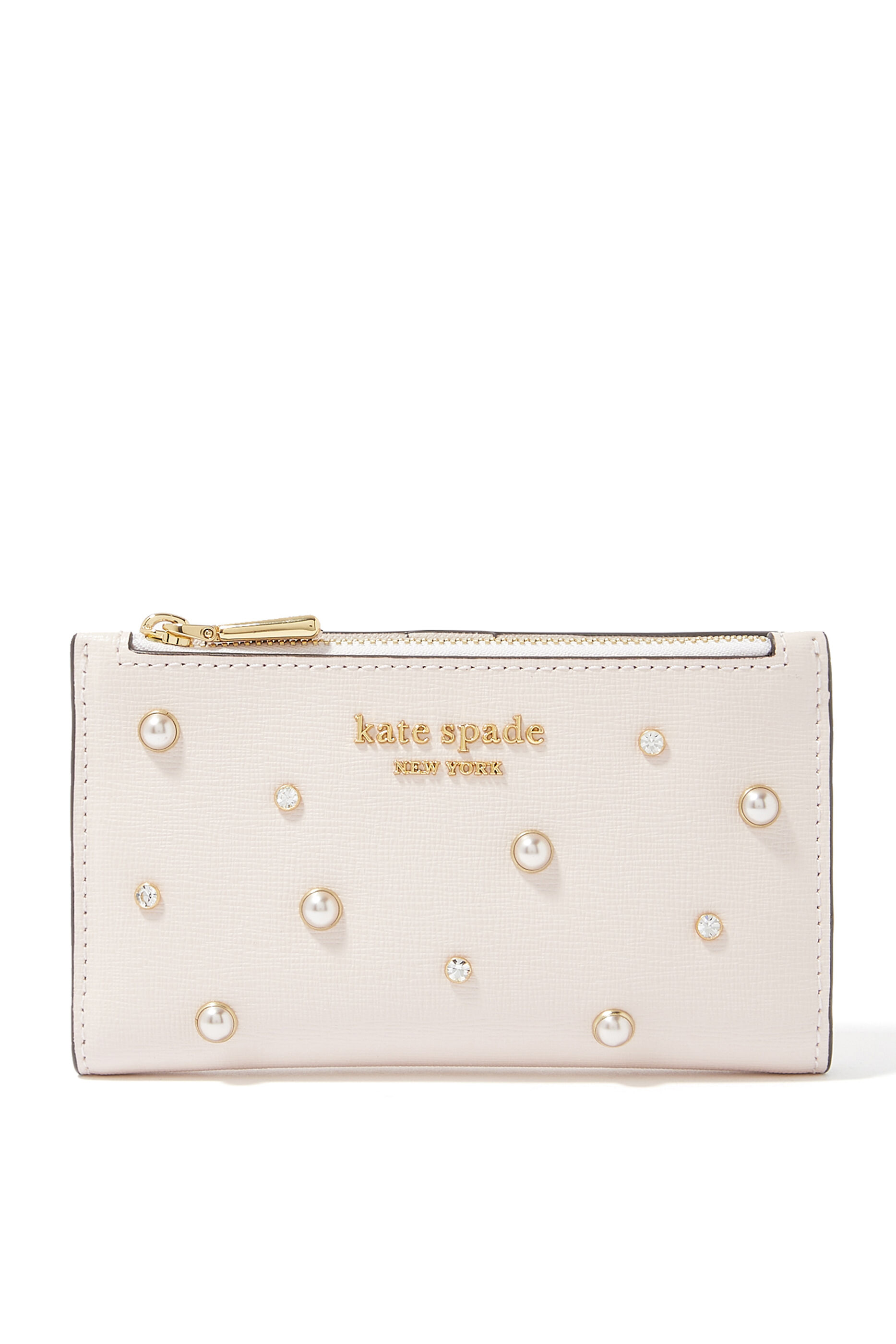 Buy Kate Spade Purl Embellished Saffiano Leather Small Slim Bi